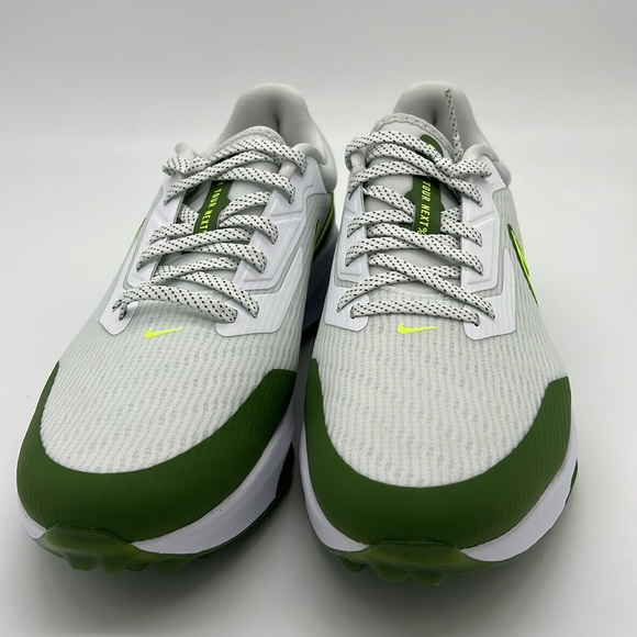 mens Nike Infinity Tour Golf cleats DC5221-173 green white new without box - Picture 7 of 8
